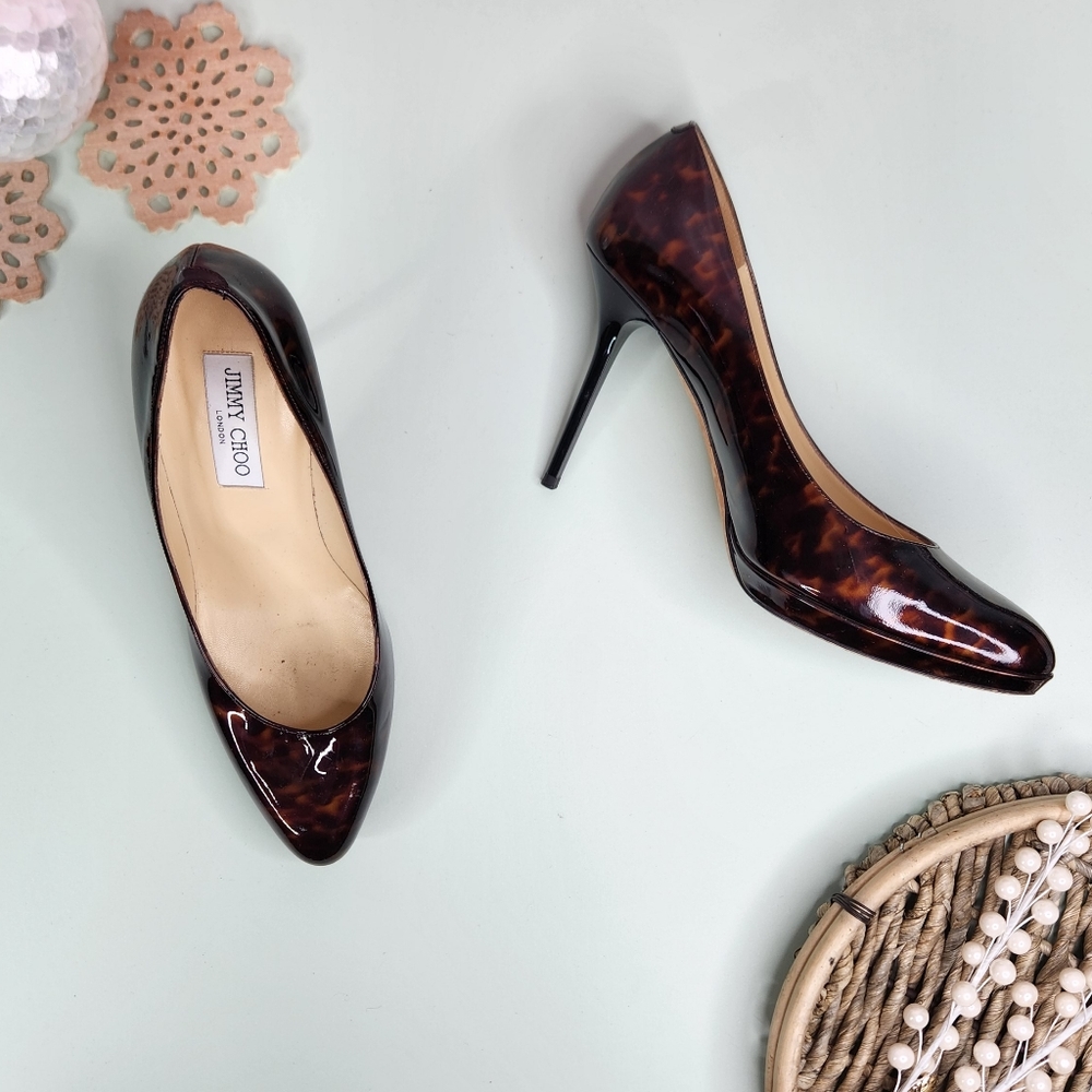 Jimmy Choo Platform Tortoise Heels